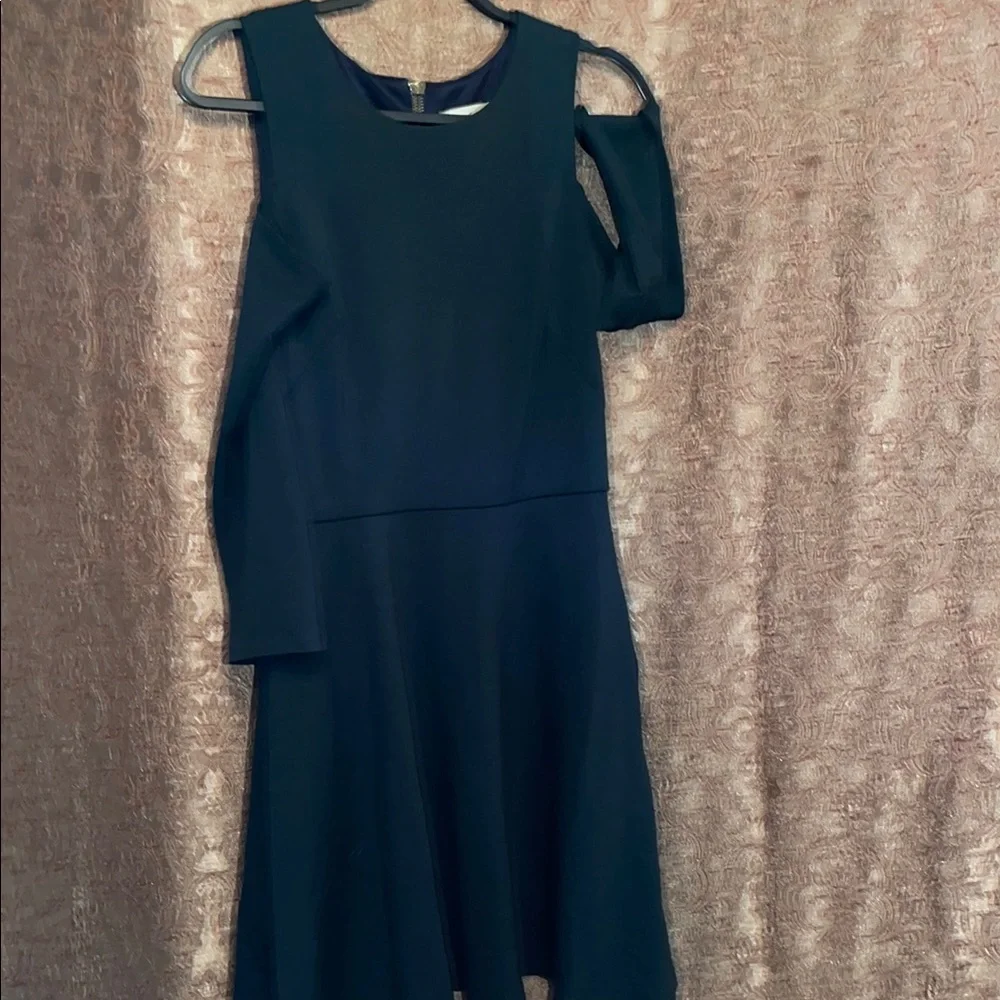 Eliza J Hunter Green Tiered Peplum Cocktail Dress. Size 10. - Picture 1 of 4